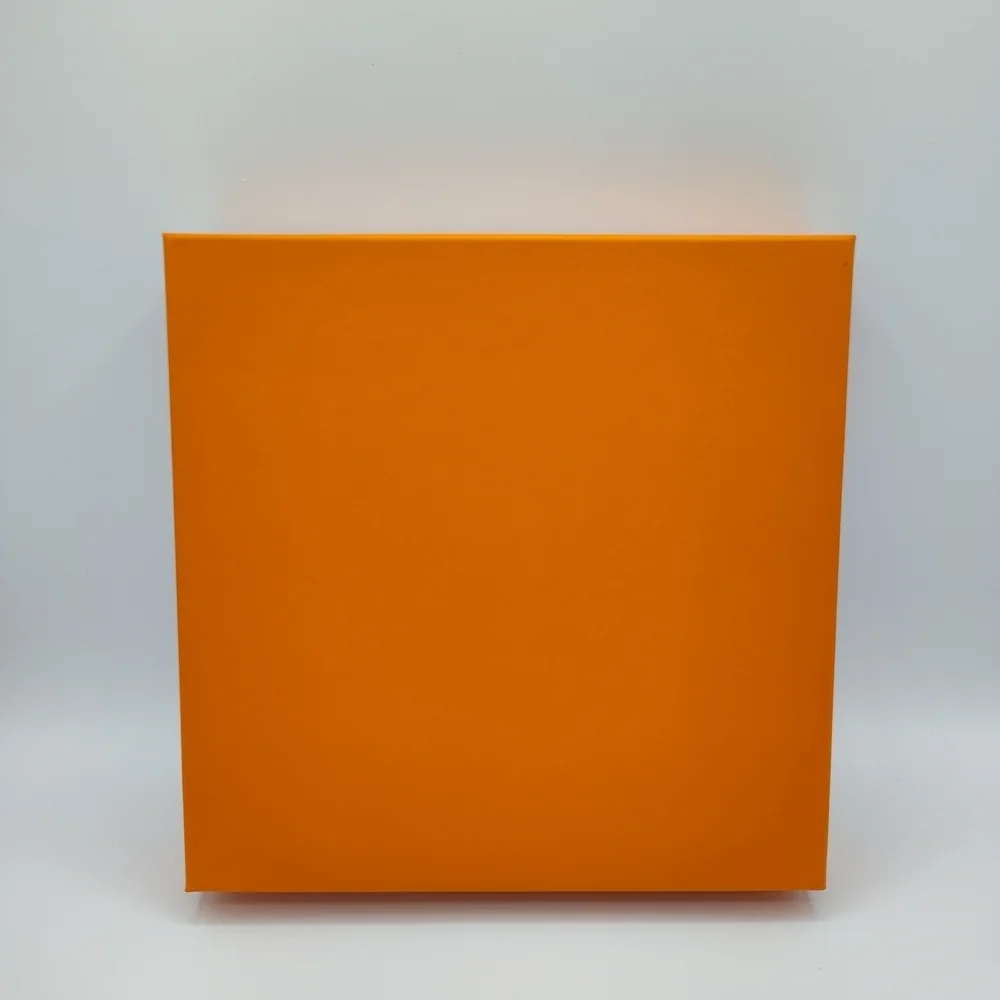 Hermès Paris Empty Orange Gift Box w/ Tissue | Luxury Packaging Storage Display